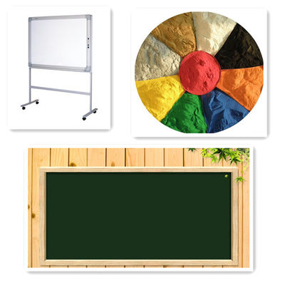 ISO14001 Chemical Resistance Thermoset Powder Coating , Epoxy Powder Paint For White Board